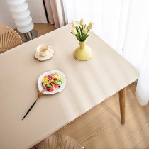 Водонепроницаемая бежевая скатерть на стол 70x120см