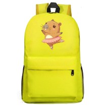 Рюкзак Капибара балерина (Capybara) желтый №5