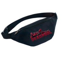 Поясная сумка Дедпул (Deadpool) черная №3