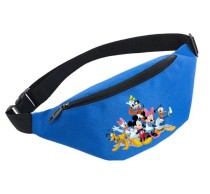 Поясная сумка герои Микки Маус (Mickey Mouse) голубая №2
