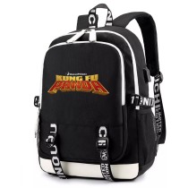 Рюкзак Кунг-фу панда (Kung Fu Panda) черный с USB-портом №4