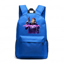 Рюкзак Киберпанк (Cyberpunk 2077) синий №3