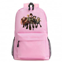 Рюкзак Как приручить дракона розовый №4