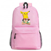 Рюкзак Эш и Пикачу (Pokemon) розовый №8