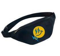 Поясная сумка Атиз (Ateez) черная №4