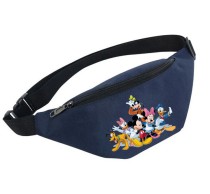 Поясная сумка герои Микки Маус (Mickey Mouse) синяя №2