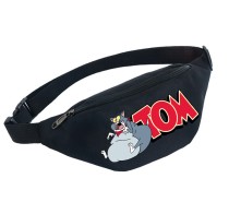 Поясная сумка Том и Джерри (Tom and Jerry) черная №3