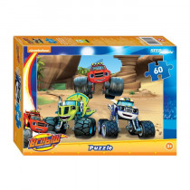 Пазл "Вспыш и чудо-машинки", 60 элементов