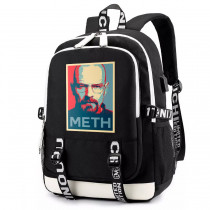 Рюкзак Во все тяжкие (Breaking Bad) черный с USB-портом №1