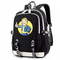 Рюкзак Фоллаут (Fallout) черный с USB-портом №1