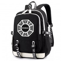 Рюкзак Остаться в живых (Lost) черный с USB-портом №2