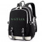 Рюкзак Матрица (Matrix) черный с USB-портом №1