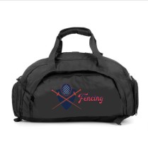 Сумка-рюкзак Фехтование черная №1