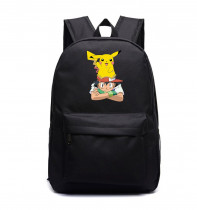 Рюкзак Эш и Пикачу (Pokemon) черный №8