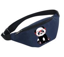 Поясная сумка с Медвежатами (Панда) синяя №8