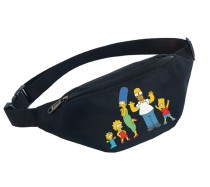 Поясная сумка Симпсоны (The Simpsons) черная №3