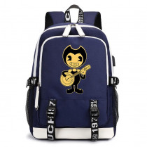 Рюкзак Бенди и чернильная машина синий с USB-портом №4