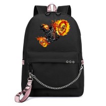 Рюкзак Призрачный гонщик (Ghost Rider) черный с цепью №3