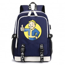 Рюкзак Фоллаут (Fallout) синий с USB-портом №1