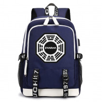 Рюкзак Остаться в живых (Lost) синий с USB-портом №2