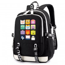 Рюкзак Персонажи "Время приключений" черный с USB-портом №3