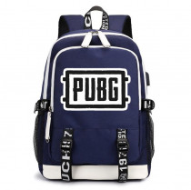 Рюкзак Пабг (Pubg) синий с USB-портом №1