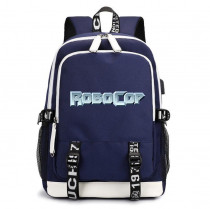 Рюкзак Робокоп (RoboCop) синий с USB-портом №1