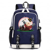 Рюкзак Роблокс (Roblox) синий с USB-портом №2