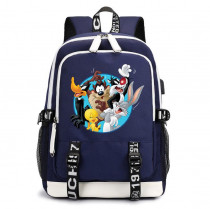 Рюкзак Космический джем (Space Jam) синий с USB-портом №4