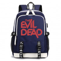 Рюкзак Зловещие мертвецы (Evil Dead) синий с USB-портом №2
