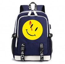 Рюкзак Хранители (Watchmen) синий с USB-портом №2