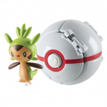 Фигурка Покемон - Pokemon Throw 'n' Pop Pokeball Chespin And Premier Ball