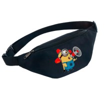 Поясная сумка Гадкий я (Миньоны) черная №6