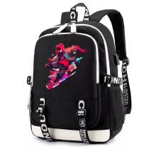 Рюкзак Майлз Моралес (Miles Morales) черный с USB-портом №3