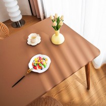 Водонепроницаемая коричневая скатерть на стол 80x120см
