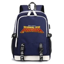 Рюкзак Кунг-фу панда (Kung Fu Panda) синий с USB-портом №4