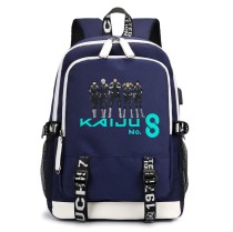 Рюкзак команда 3-го дивизиона (Kaiju 8) синий с USB-портом №2