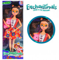 Кукла Фокс (Лиса) с любимой зверюшкой Enchantimal (Энчантималс) 20 см.