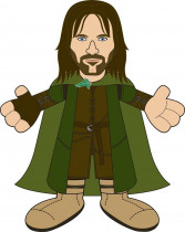 Плюшевая игрушка Арагорн от Bleacher Creatures 25 см.