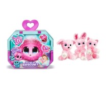 Игрушка сюрприз пушистик-потеряшка (розовый)