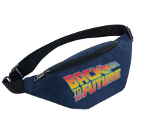 Поясная сумка Назад в будущее синяя №1