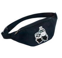 Поясная сумка Гадкий я (Миньоны) черная №7
