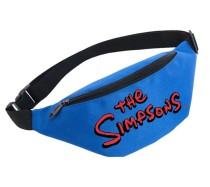 Поясная сумка Симпсоны (The Simpsons) голубая №5