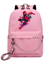 Рюкзак Майлз Моралес (Miles Morales) розовый с цепью №3