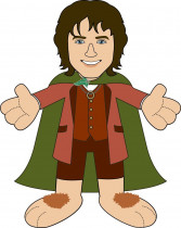 Плюшевая игрушка Фродо от Bleacher Creatures 25 см.