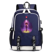 Рюкзак Фрикс (Undertale) синий с USB-портом №1