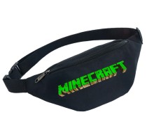 Поясная сумка Майнкрафт (Minecraft) черная №1