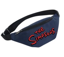 Поясная сумка Симпсоны (The Simpsons) синяя №5