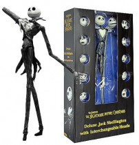 Фигурка Джек Скеллингтон 12 голов - Кошмар перед Рождеством (33см.)