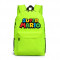 Рюкзак с логотипом Марио (Mario) зеленый №2